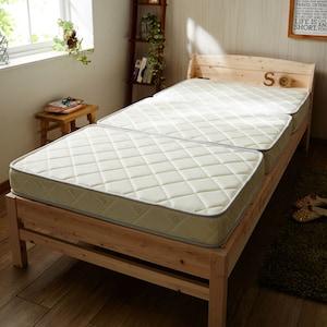 3分割のボンネルコイルマットレス<シングル/セミダブル/ダブル>の商品写真