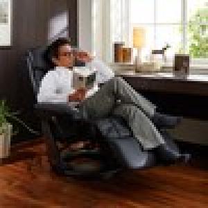 本革のパーソナルリクライニングチェアの商品写真