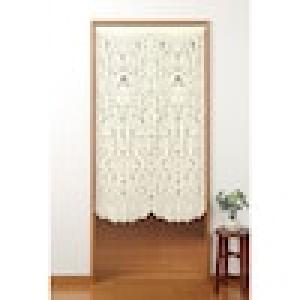 【ロングサイズあり】 レースのれん <ふくろう>の商品写真