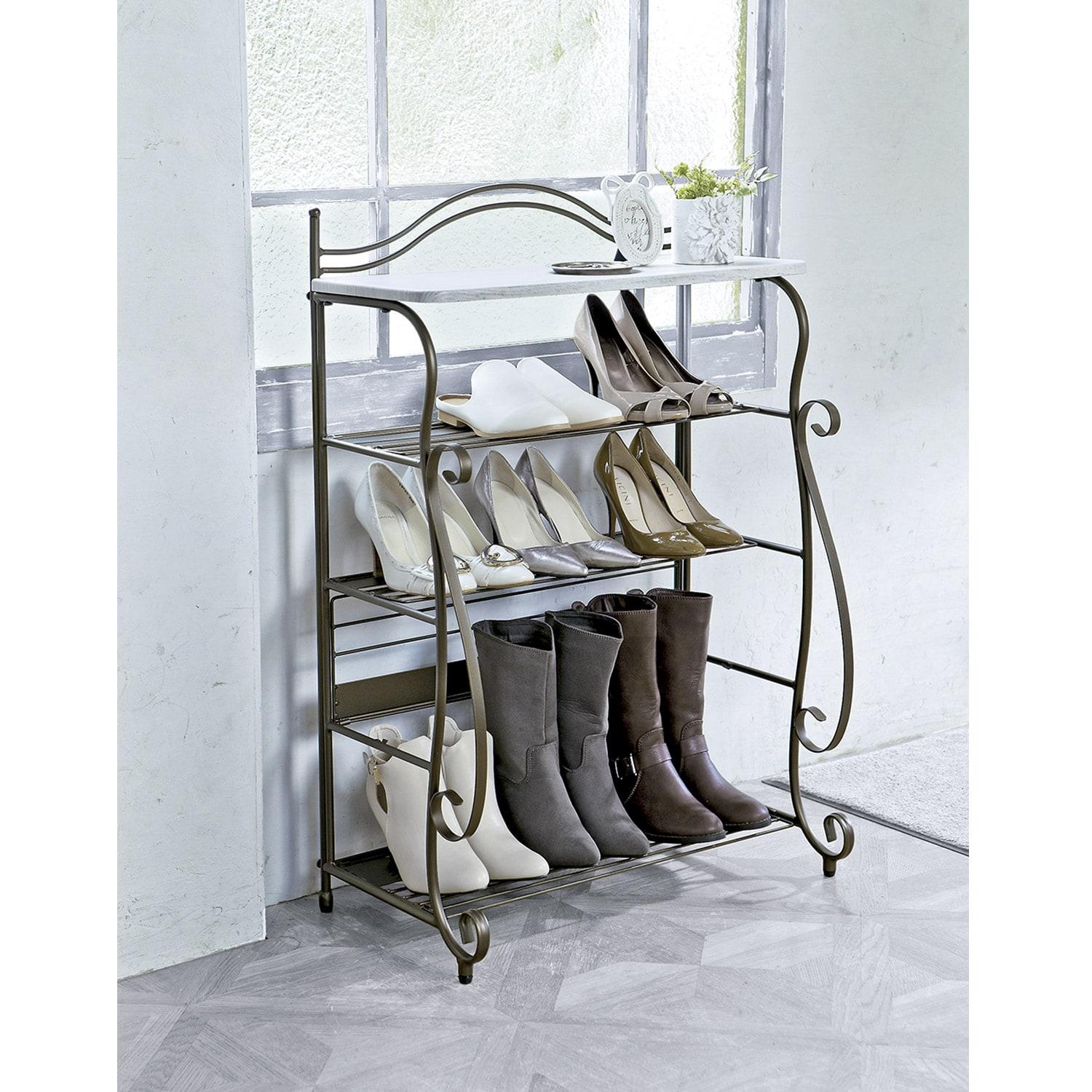 アンティーク調シューズラックの商品写真