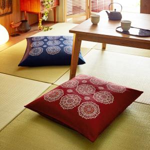 日本製の座布団カバー「紋」の商品写真