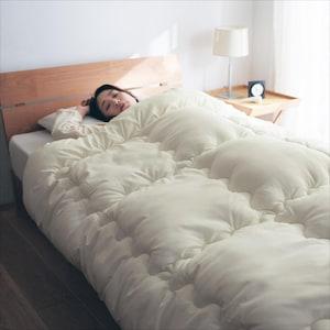 ホコリの出にくい抗菌防臭防ダニウォッシャブル掛け布団[日本製]の商品写真