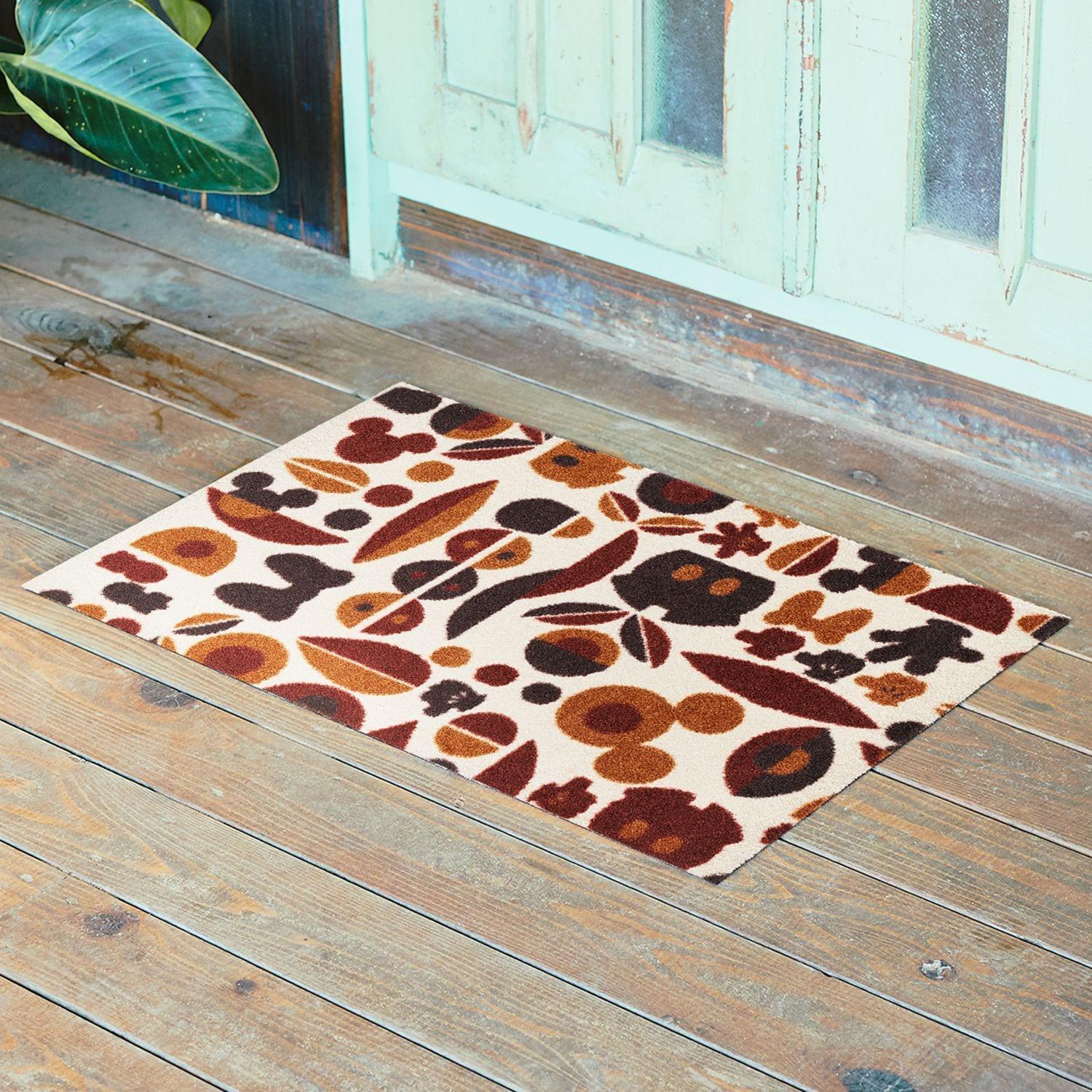 泥落とし屋外玄関マット「ミッキー&ミニー」の商品写真