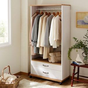 引出し付きハンガーラック<幅60cm/幅75cm>の商品写真