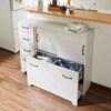 ダストボックス付きカウンター下キャビネットの商品写真
