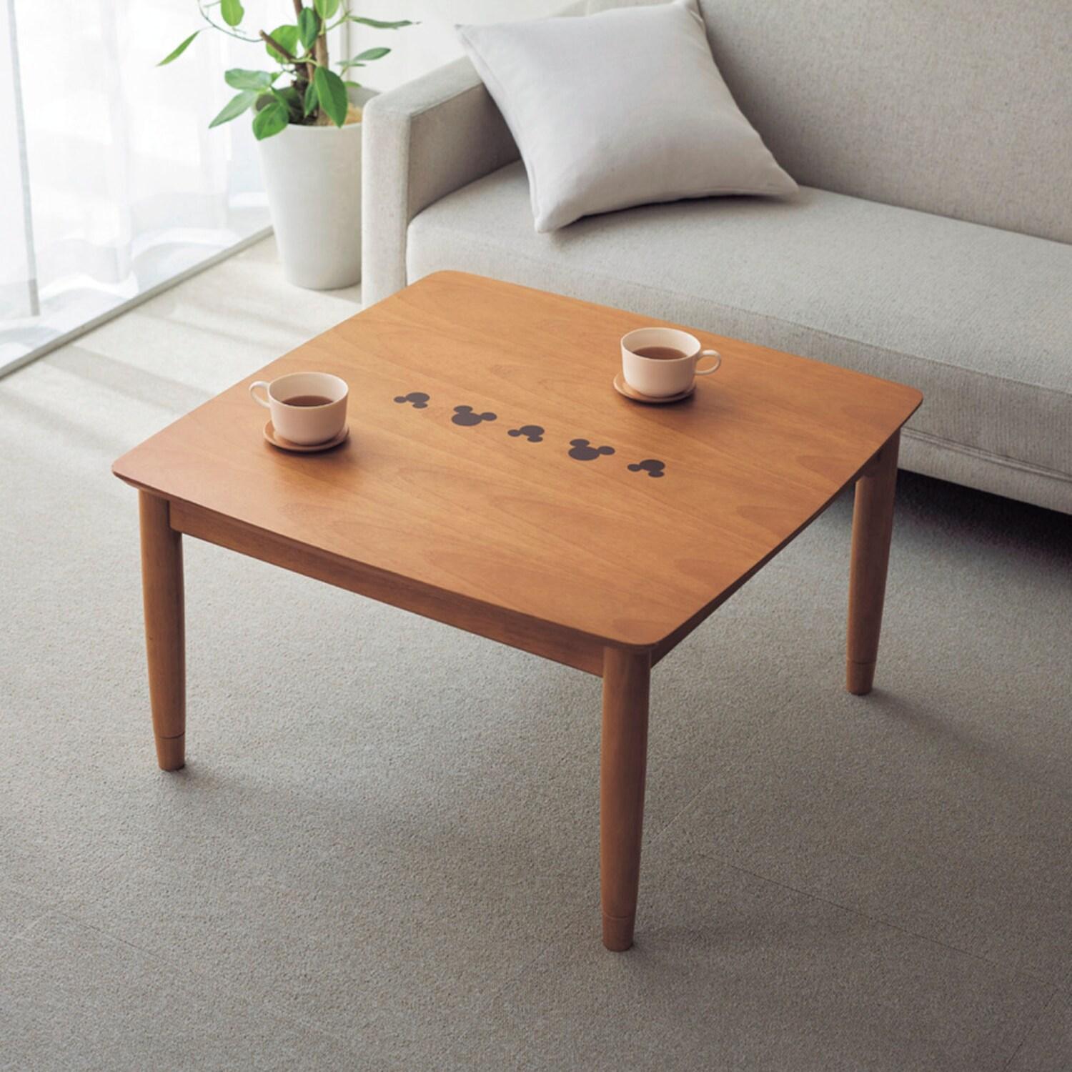 年中使える継ぎ脚こたつ「ミッキーモチーフ」の商品写真