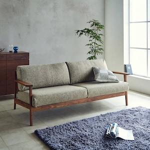 【受注生産】生地を選べるウォルナット材のソファー <1人掛け/2人掛けワイド/3人掛け> <カラー選択はショッピングカート内で行えます>の商品写真