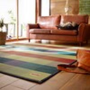 [日本製]カイハラデニム生地を使ったウレタン入りい草ラグの商品写真