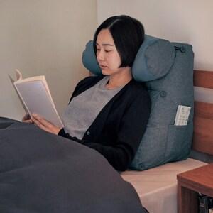 ハイバックにもなる背もたれクッションの商品写真