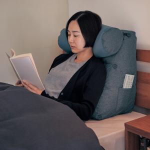 ハイバックにもなる背もたれクッションの商品写真