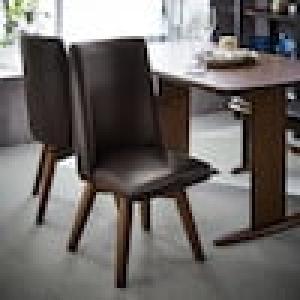 合皮の回転ダイニングチェアの商品写真