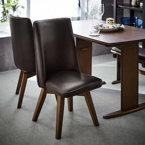 合皮の回転ダイニングチェアの商品写真