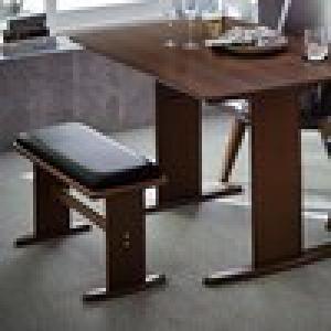 合皮の1人掛けダイニングベンチの商品写真