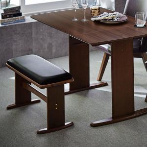 合皮の1人掛けダイニングベンチの商品写真