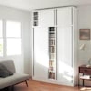 大容量の1cmピッチの引き戸本棚 <奥行21/奥行30cm>の商品写真