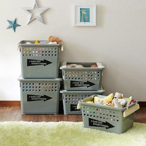 マルチスタッキングバスケット <浅型6個/浅型3個&深型2個/深型4個>の商品写真