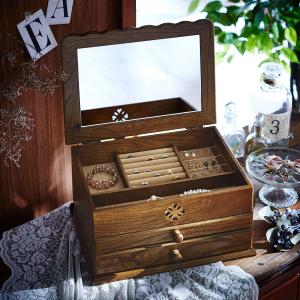 ミラー付きアクセサリーケース・ジュエリーボックスの商品写真