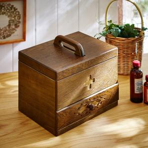 アンティーク調救急箱の商品写真