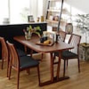 天然木のシンプルダイニングテーブル <2人用/4人用/6人用>【多サイズから選べる】の商品写真