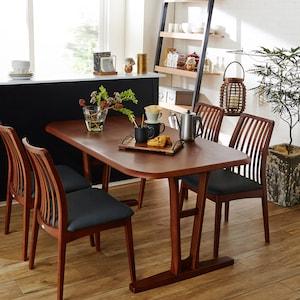 天然木のシンプルダイニングテーブル <2人用/4人用/6人用>【多サイズから選べる】の商品写真