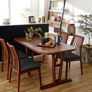 天然木のシンプルダイニングテーブル <2人用/4人用/6人用>【多サイズから選べる】の商品写真