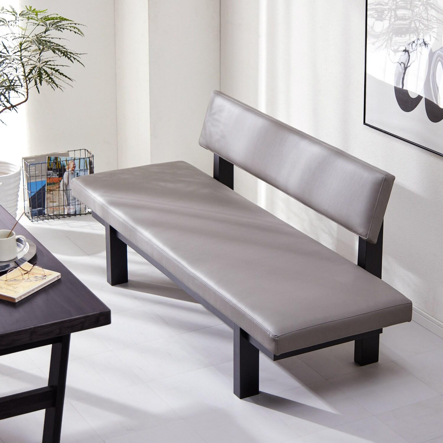 スタイリッシュモダンなダイニングベンチの商品写真