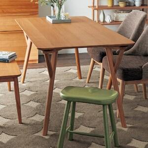 ナラ材のダイニングテーブル <2人用/4人用>の商品写真