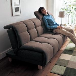 座り心地にこだわったハイバックソファーベッドの商品写真