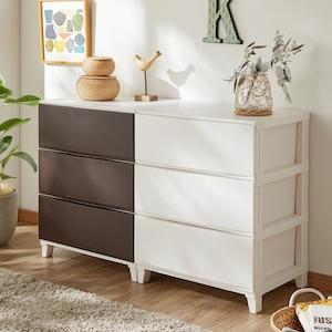 組立簡単!引出しスムーズ収納3段チェスト(幅54cm)<奥行42cm>の商品写真