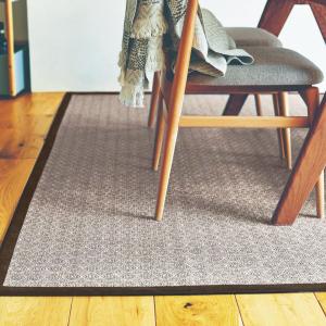 汚れにくい素材の拭けるダイニングラグの商品写真