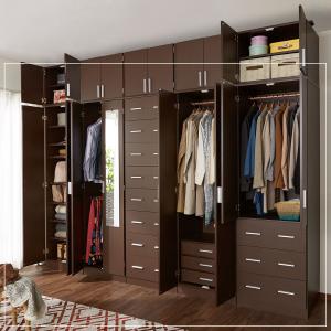 5タイプから選べる壁面ワードローブの商品写真