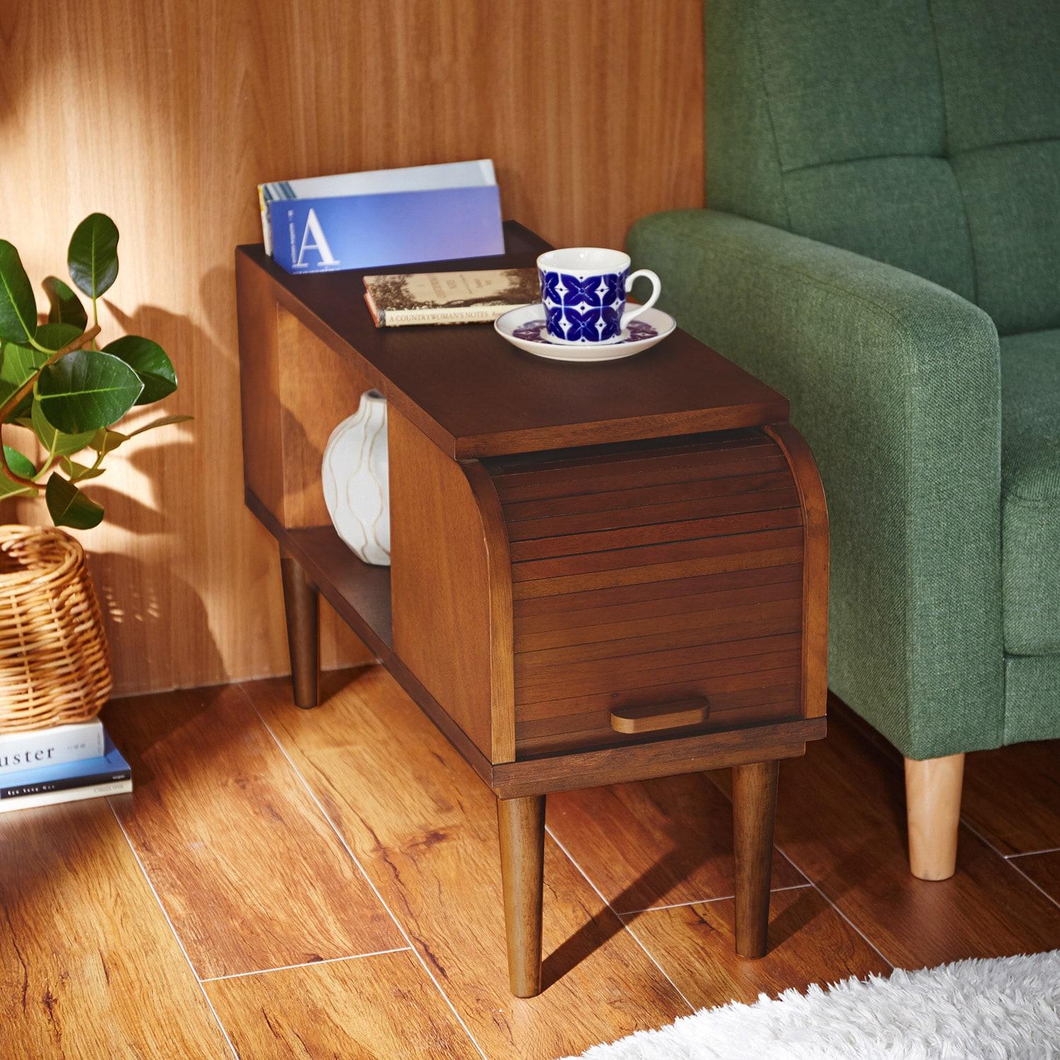 レトロ調ソファーサイドテーブルの商品写真