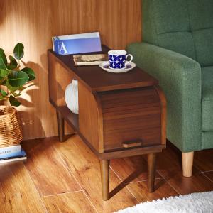 レトロ調ソファーサイドテーブルの商品写真
