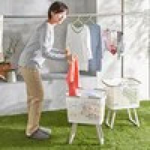 腰らくランドリーバスケット2個セットの商品写真