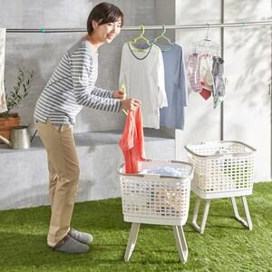 腰らくランドリーバスケット2個セットの商品写真