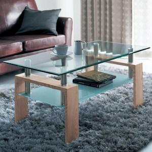 ガラスリビングローテーブルの商品写真