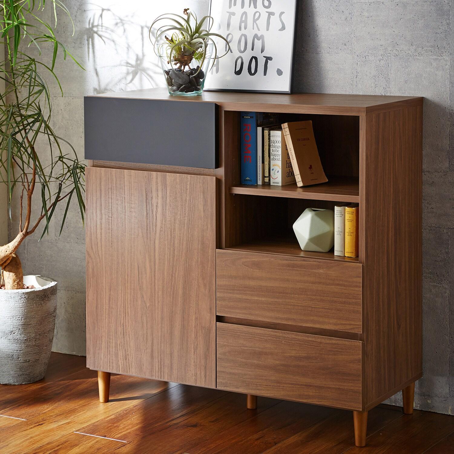 脚付きモダンキャビネットの商品写真