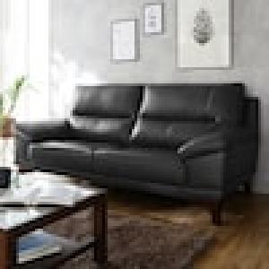 【カラーオーダー】ゆったりくつろげる本革ハイバックソファー <2.5人掛け/3人掛け>の商品写真