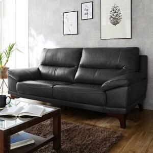 【カラーオーダー】ゆったりくつろげる本革ハイバックソファー <2.5人掛け/3人掛け>の商品写真