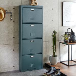 フラップ扉の超薄型シューズボックスの商品写真