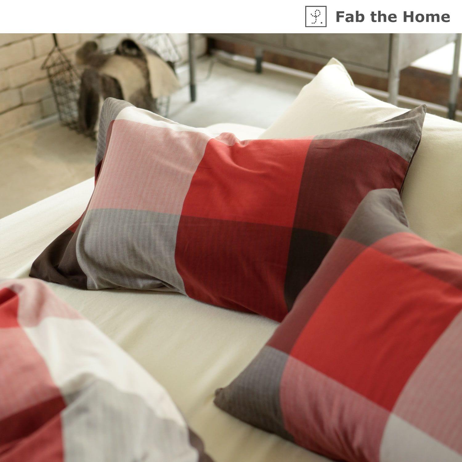 ヘリンボンがおしゃれな綿素材を使った枕カバー(キースリー)の商品写真