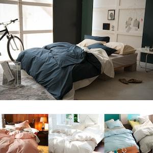 【12色展開】 綿素材を使った枕カバー同色2枚セットの商品写真