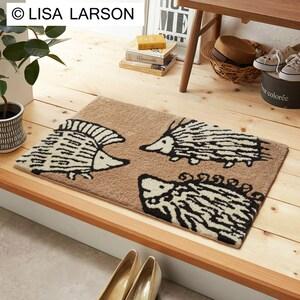 洗えるすべりにくい玄関マット <ハリネズミ>の商品写真