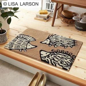 洗えるすべりにくい玄関マット <ハリネズミ>の商品写真