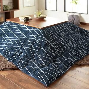 幾何学模様のこたつ掛け布団[日本製]の商品写真