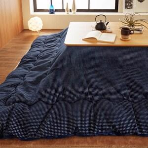 ワッフル生地を使ったこたつ掛け布団[日本製]の商品写真