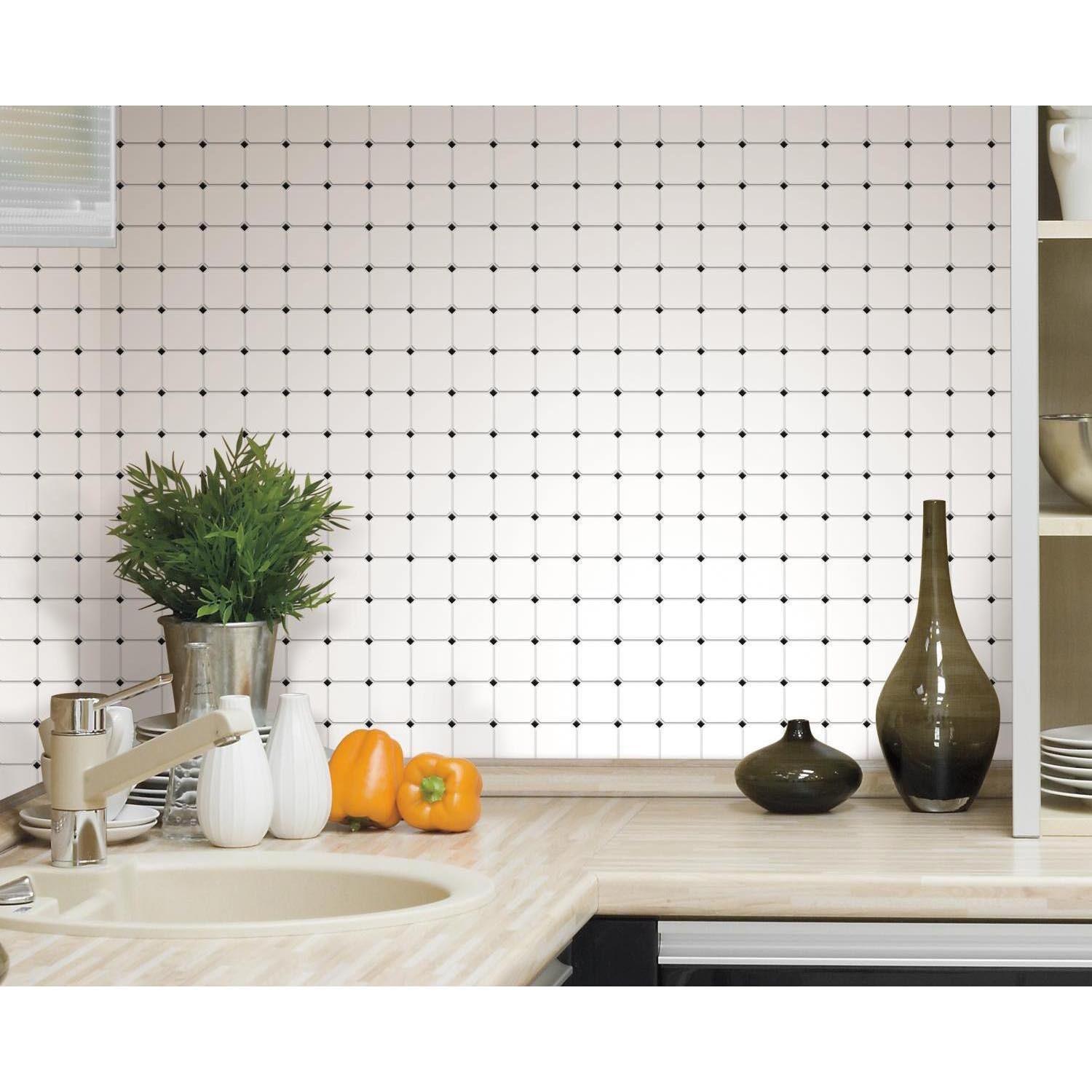 水回りに貼れるタイルシール4枚セット <1枚当たり約27cm角>の商品写真