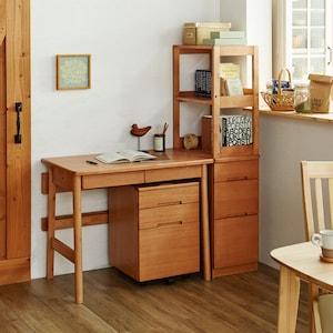 リビングに置きやすいコンパクト学習机の商品写真