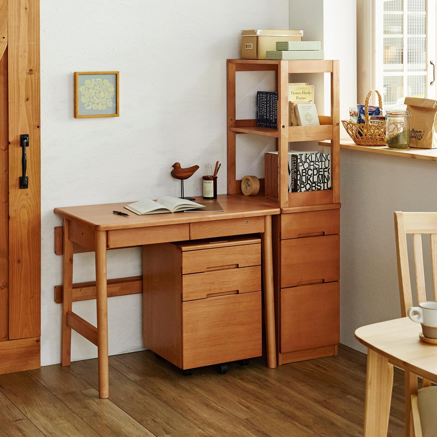 リビングに置きやすいコンパクト学習机の商品写真