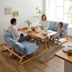 一家団欒ダイニングテーブル5点セット「KUTSUROGI-くつろぎ-」 <4人用>の商品写真